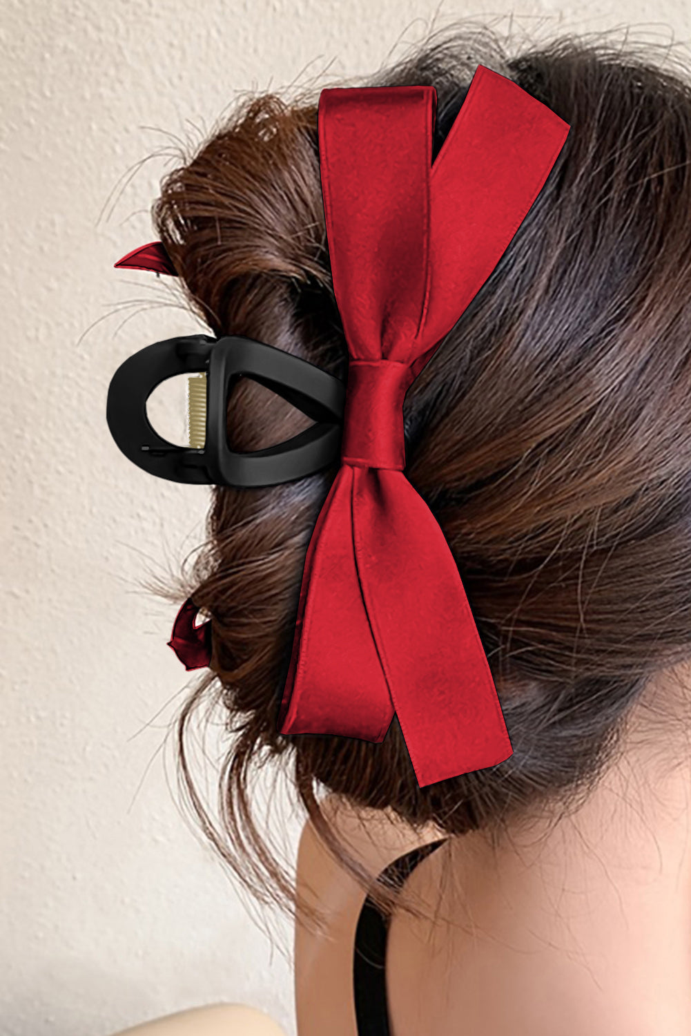 Mist Green Bow Decor Large Hair Claw Clip
