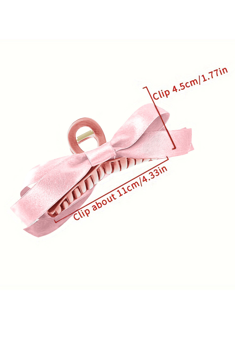 Mist Green Bow Decor Large Hair Claw Clip