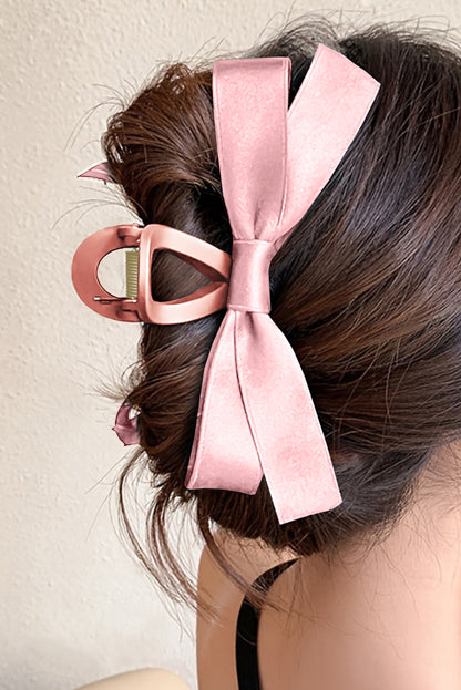 Mist Green Bow Decor Large Hair Claw Clip