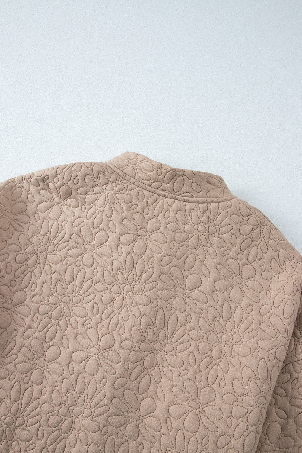Black Floral Quilted Jacket