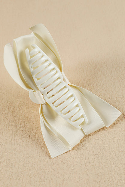 Mist Green Bow Decor Large Hair Claw Clip